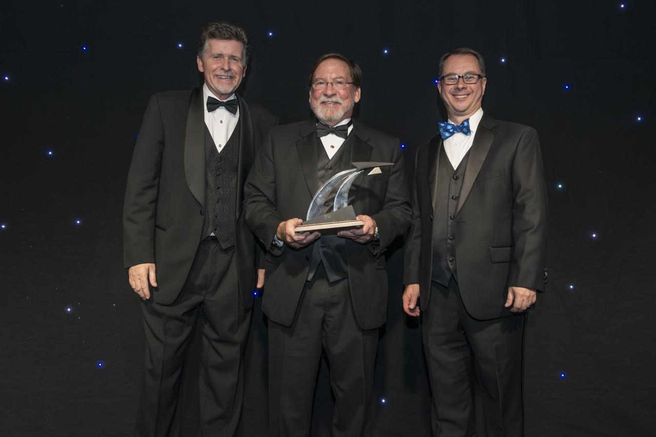 The annual Dr. Wernher Von Braun Memorial Dinner was held at the U.S. Space and Rocket Center's Davidson Center on October 26, 2017 with Keynote speaker General John Hyten, Commander of U.S. Strategic Command. Emcee was Mark Larson of Mark Larson Media Services, Inc. Dr. Wernher Von Braun Memorial Scholarships were presented to 8 college students by the National Space Club. Educator of the Year was awarded to Tammy Thorpe; Community Service award was presented to Huntsville, Al. Mayor Tommy Battle. The Communications Award was presented to retired astronaut Dr. Mike Massimino. The Distinguished Science Award was presented to Dr. Martin Weisskopf. The Astronautics Engineer Award was presented to Douglas R. Cooke. The Dr. Wernher Von Braun Space Flight Trophy was presented to Robert Lightfoot. 