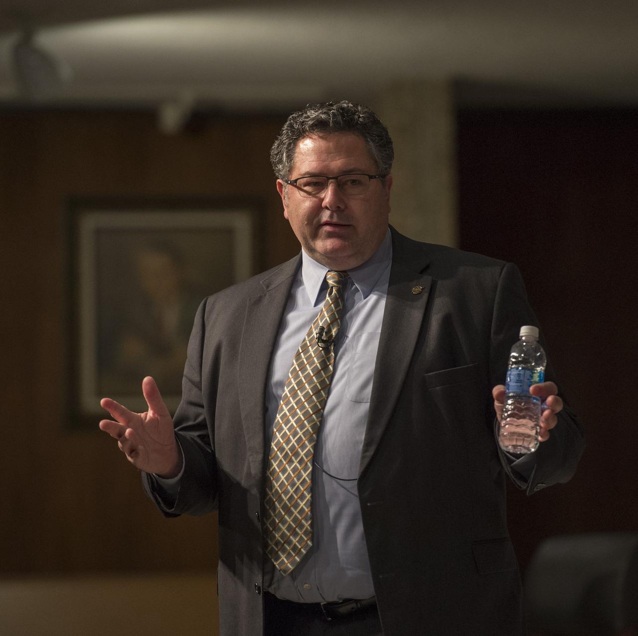 MSFC Director Todd May takes questions from audience at All Hands meeting…view 3 of 3