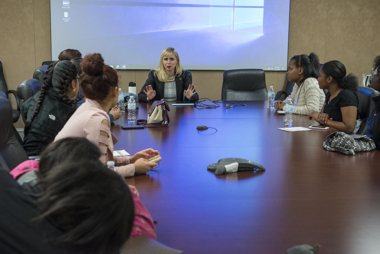 Guest speaker for the 2018 Women's History Month program was filmmaker and feminist blogger Erin Bagwell. The program featured a screening of Ms. Bagwell's feminist documentary film "Dream, Girl". In attendance were Marshall Space Flight Center employees as well as local area high school and college students.