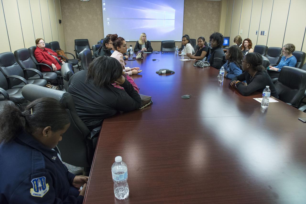 Guest speaker for the 2018 Women's History Month program was filmmaker and feminist blogger Erin Bagwell. The program featured a screening of Ms. Bagwell's feminist documentary film "Dream, Girl". In attendance were Marshall Space Flight Center employees as well as local area high school and college students.