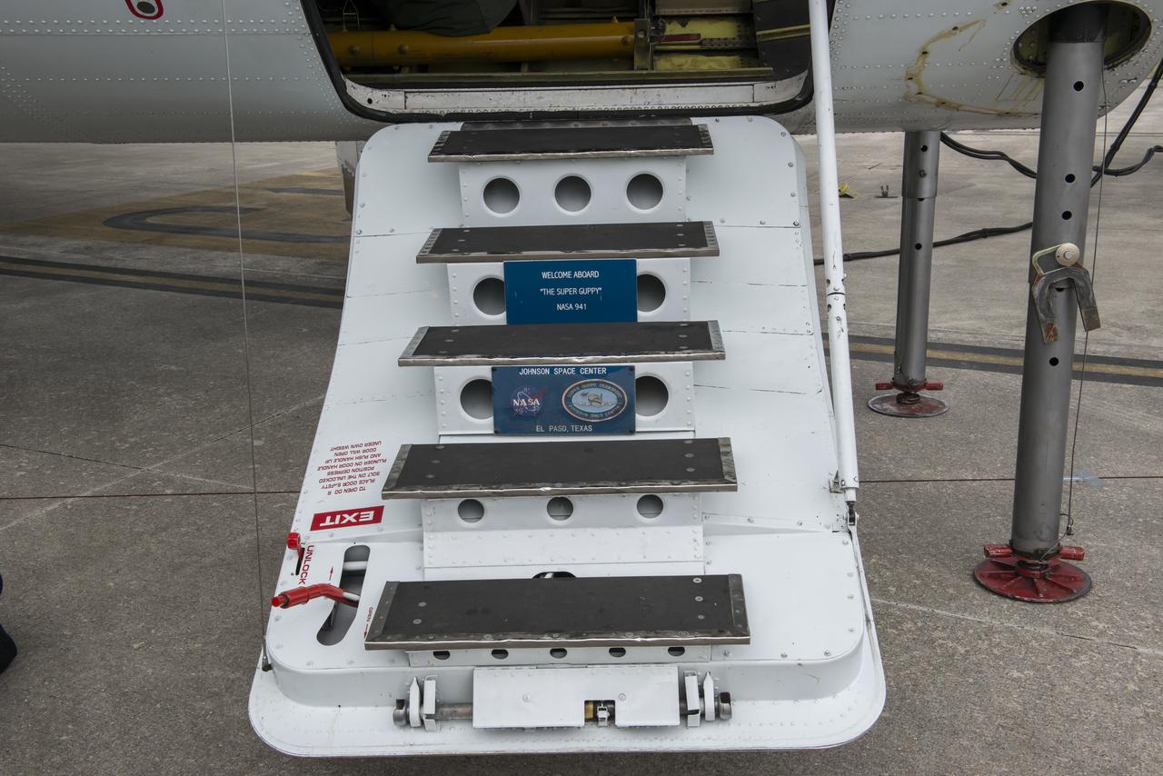  NASA's Super Guppy aircraft arrives to the U.S. Army’s Redstone Airfield in Huntsville, Alabama, April 2, to pick up flight hardware for NASA’s Space Launch System – its new, deep-space rocket that will enable astronauts to begin their journey to explore destinations far into the solar system. The Guppy will depart on Tuesday, April 3 to deliver the Orion stage adapter to NASA’s Kennedy Space Center in Florida for flight preparations. On Exploration Mission-1, the first integrated flight of the SLS and the Orion spacecraft, the adapter will connect Orion to the rocket and carry 13 CubeSats as secondary payloads.