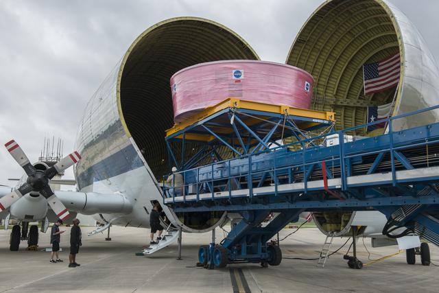 NASA image: Orion Stage Adapter move to Redstone Airfield