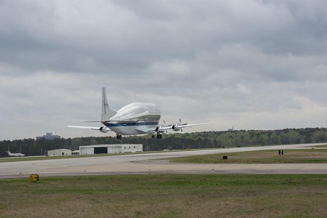 NASA image: Orion Stage Adapter move to Redstone Airfield