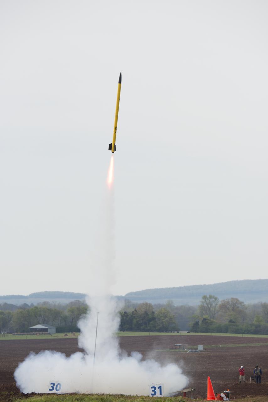  After eight months of designing, building and testing, the middle school, high school and college and university teams launched their rockets as part of NASA Student Launch on Sunday, April 8. The rockets and their payloads are designed to fly to 1-mile in altitude before deploying recovery systems that brings them safely to the ground. 
