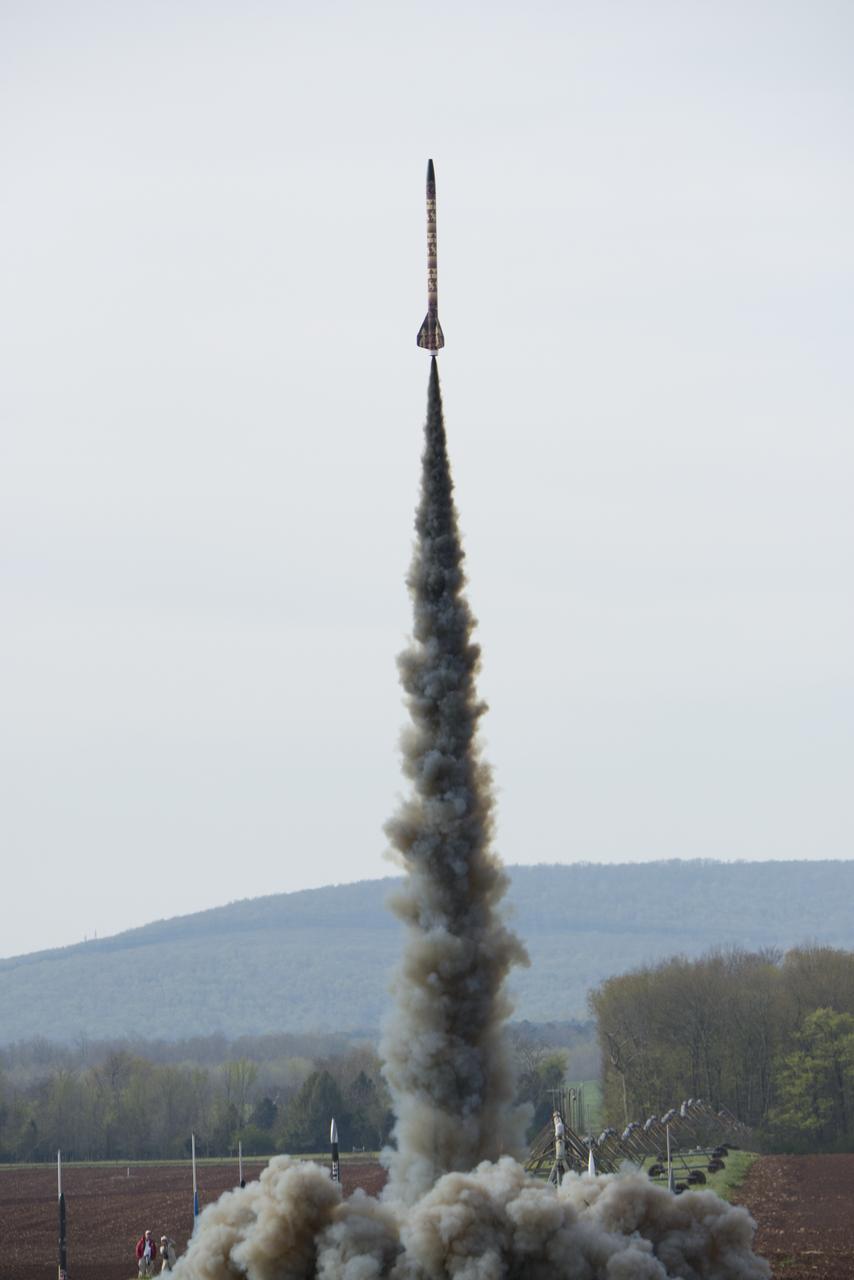  After eight months of designing, building and testing, the middle school, high school and college and university teams launched their rockets as part of NASA Student Launch on Sunday, April 8. The rockets and their payloads are designed to fly to 1-mile in altitude before deploying recovery systems that brings them safely to the ground. 