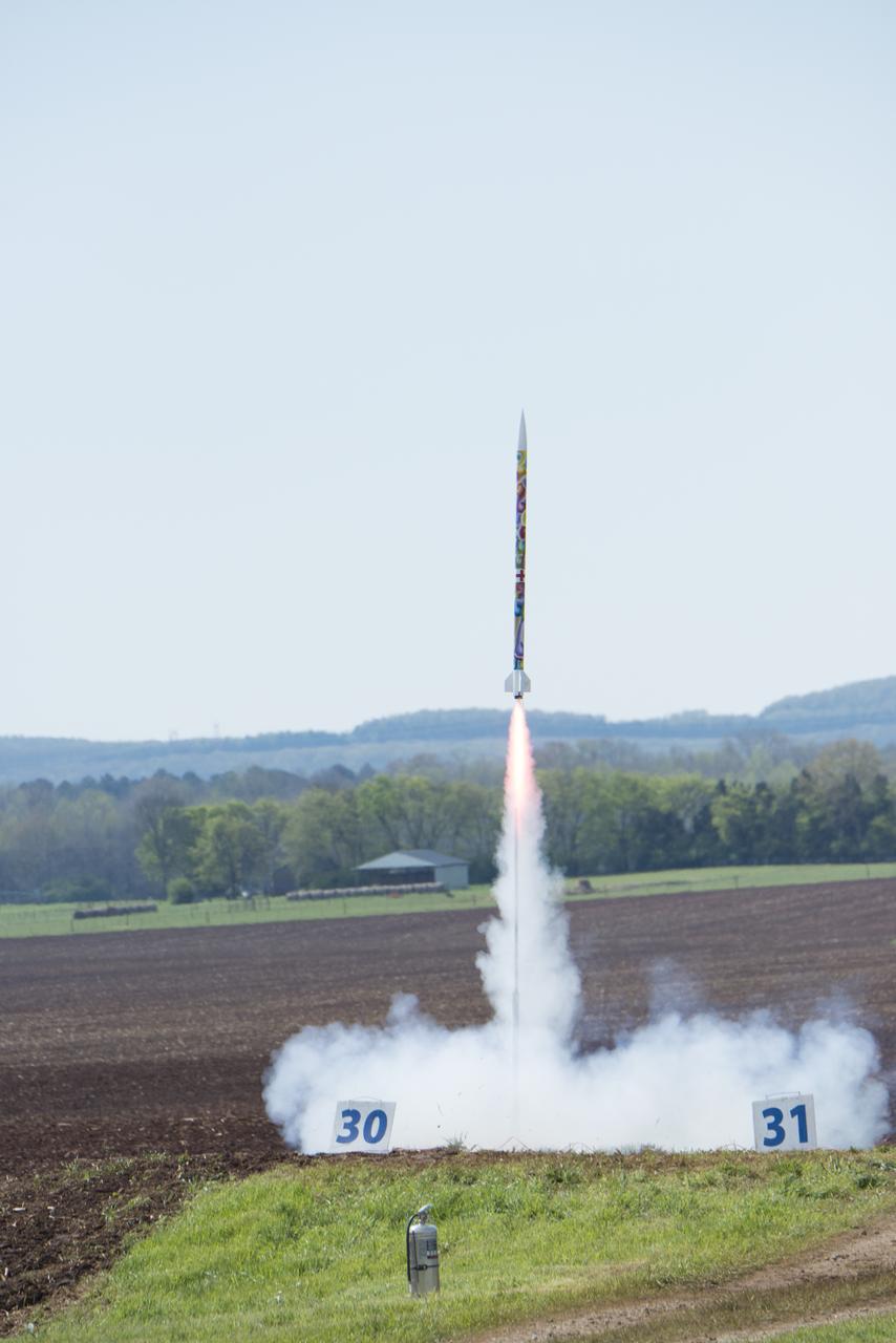  After eight months of designing, building and testing, the middle school, high school and college and university teams launched their rockets as part of NASA Student Launch on Sunday, April 8. The rockets and their payloads are designed to fly to 1-mile in altitude before deploying recovery systems that brings them safely to the ground. 