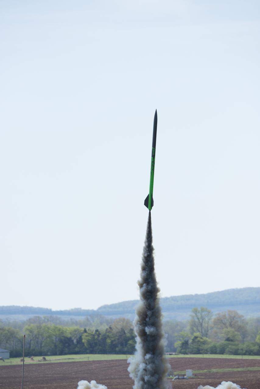  After eight months of designing, building and testing, the middle school, high school and college and university teams launched their rockets as part of NASA Student Launch on Sunday, April 8. The rockets and their payloads are designed to fly to 1-mile in altitude before deploying recovery systems that brings them safely to the ground. 