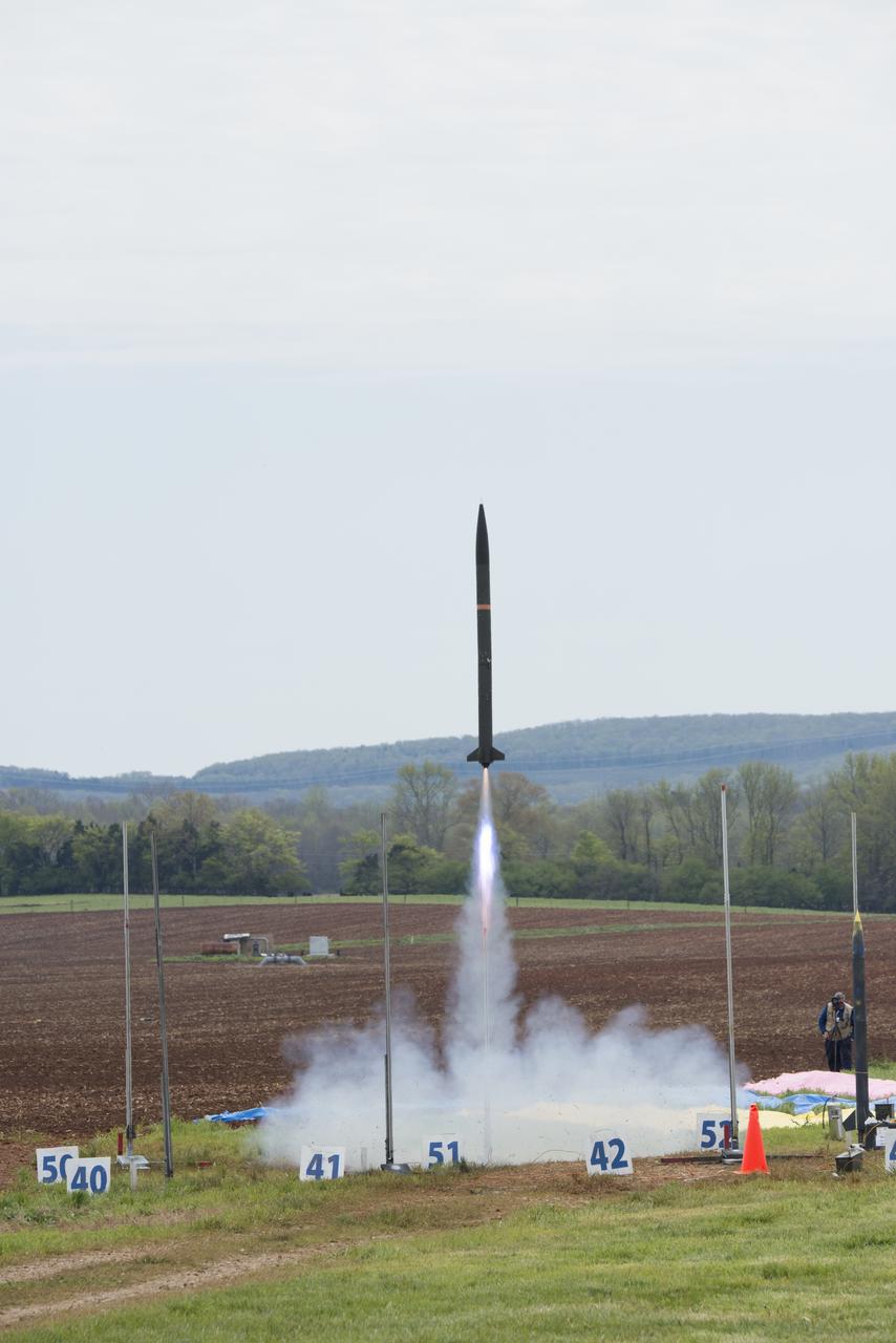  After eight months of designing, building and testing, the middle school, high school and college and university teams launched their rockets as part of NASA Student Launch on Sunday, April 8. The rockets and their payloads are designed to fly to 1-mile in altitude before deploying recovery systems that brings them safely to the ground. 