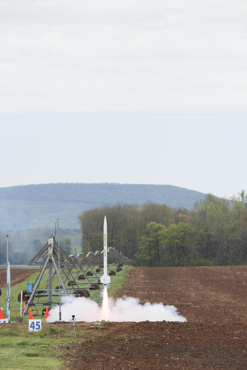  After eight months of designing, building and testing, the middle school, high school and college and university teams launched their rockets as part of NASA Student Launch on Sunday, April 8. The rockets and their payloads are designed to fly to 1-mile in altitude before deploying recovery systems that brings them safely to the ground. 