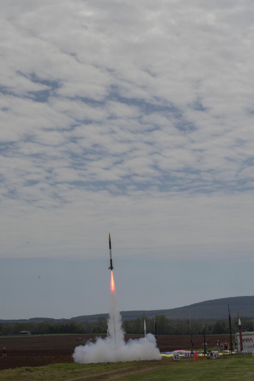 After eight months of designing, building and testing, the middle school, high school and college and university teams launched their rockets as part of NASA Student Launch on Sunday, April 8. The rockets and their payloads are designed to fly to 1-mile in altitude before deploying recovery systems that brings them safely to the ground. 