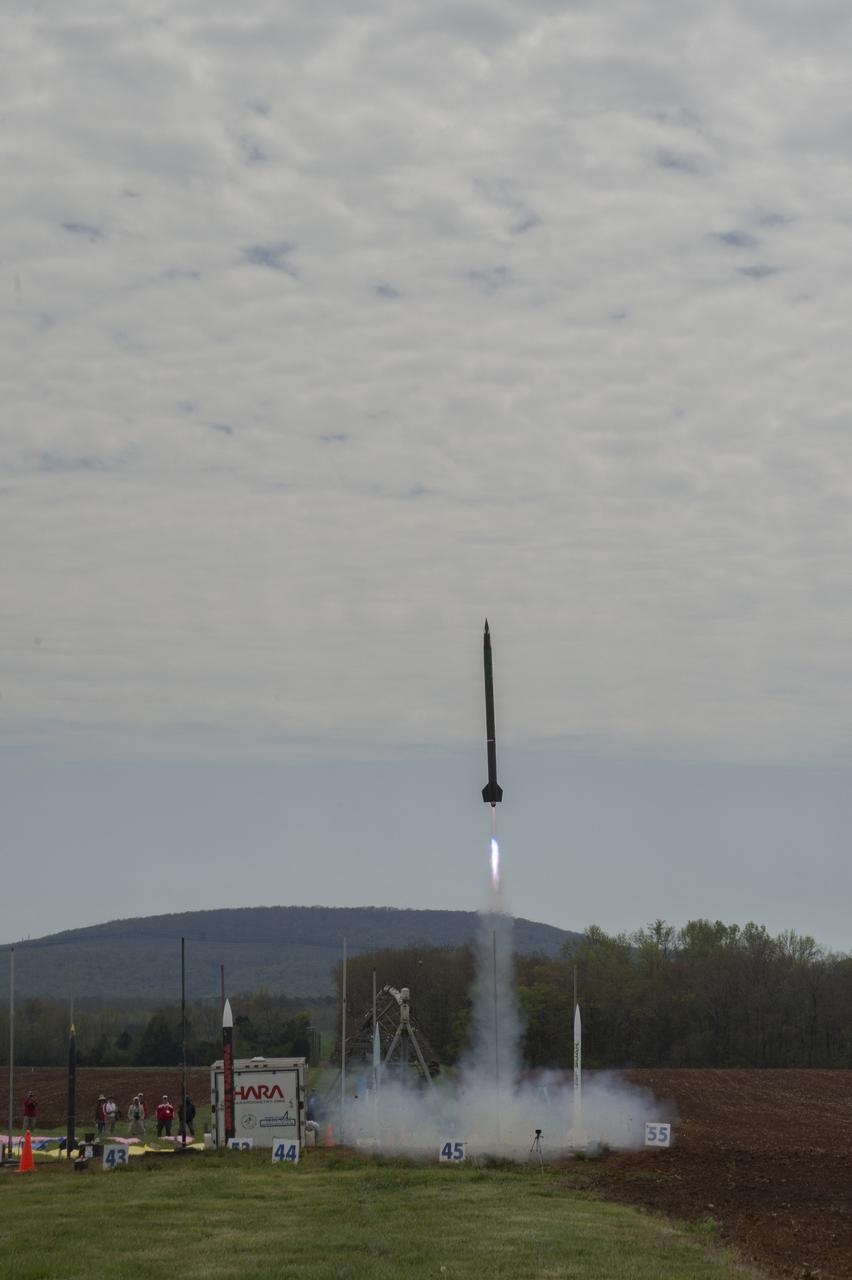 After eight months of designing, building and testing, the middle school, high school and college and university teams launched their rockets as part of NASA Student Launch on Sunday, April 8. The rockets and their payloads are designed to fly to 1-mile in altitude before deploying recovery systems that brings them safely to the ground. 