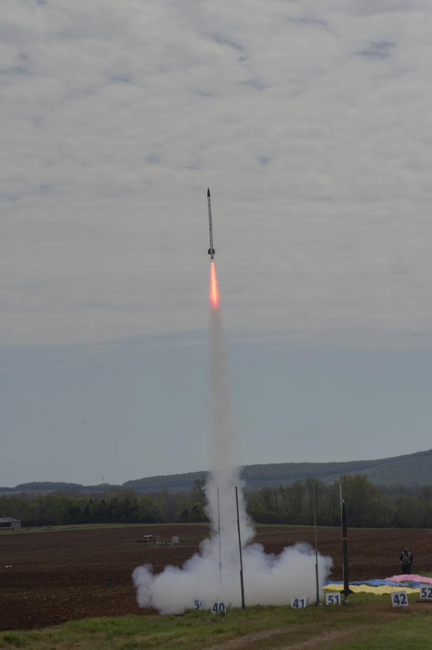 After eight months of designing, building and testing, the middle school, high school and college and university teams launched their rockets as part of NASA Student Launch on Sunday, April 8. The rockets and their payloads are designed to fly to 1-mile in altitude before deploying recovery systems that brings them safely to the ground. 