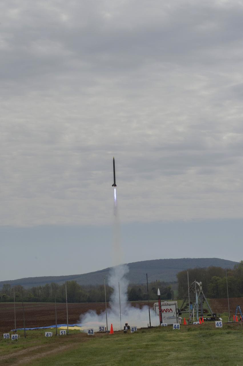 After eight months of designing, building and testing, the middle school, high school and college and university teams launched their rockets as part of NASA Student Launch on Sunday, April 8. The rockets and their payloads are designed to fly to 1-mile in altitude before deploying recovery systems that brings them safely to the ground. 