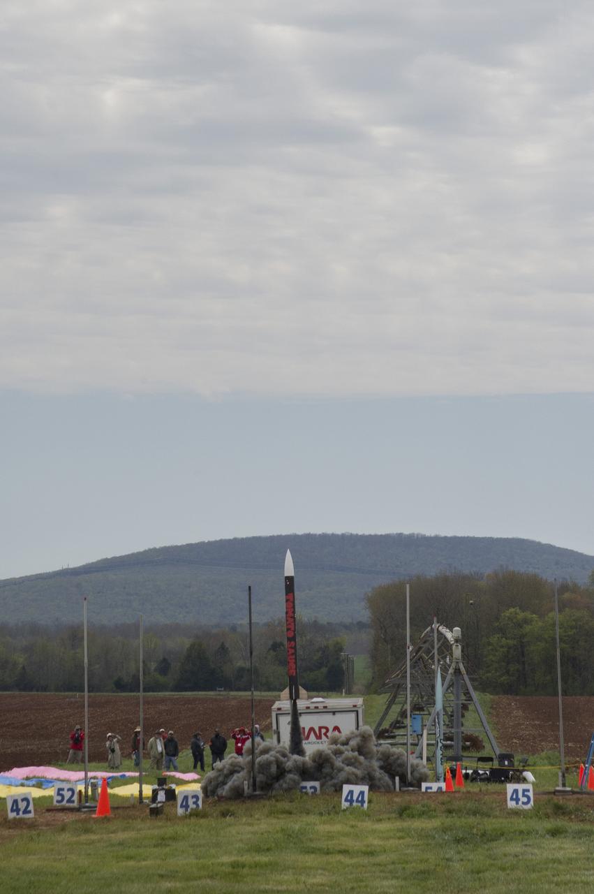After eight months of designing, building and testing, the middle school, high school and college and university teams launched their rockets as part of NASA Student Launch on Sunday, April 8. The rockets and their payloads are designed to fly to 1-mile in altitude before deploying recovery systems that brings them safely to the ground. 