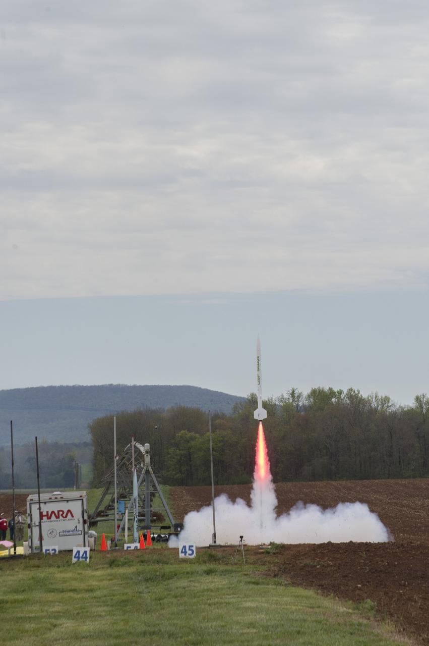 After eight months of designing, building and testing, the middle school, high school and college and university teams launched their rockets as part of NASA Student Launch on Sunday, April 8. The rockets and their payloads are designed to fly to 1-mile in altitude before deploying recovery systems that brings them safely to the ground. 