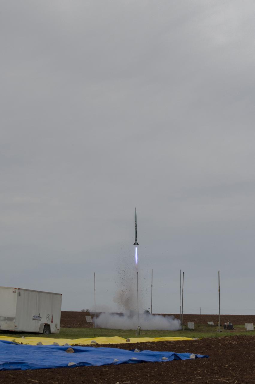 After eight months of designing, building and testing, the middle school, high school and college and university teams launched their rockets as part of NASA Student Launch on Sunday, April 8. The rockets and their payloads are designed to fly to 1-mile in altitude before deploying recovery systems that brings them safely to the ground. 