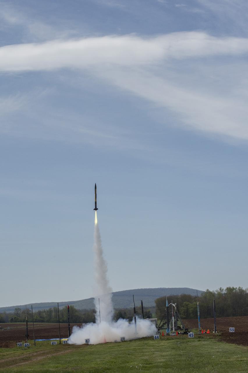 After eight months of designing, building and testing, the middle school, high school and college and university teams launched their rockets as part of NASA Student Launch on Sunday, April 8. The rockets and their payloads are designed to fly to 1-mile in altitude before deploying recovery systems that brings them safely to the ground. 