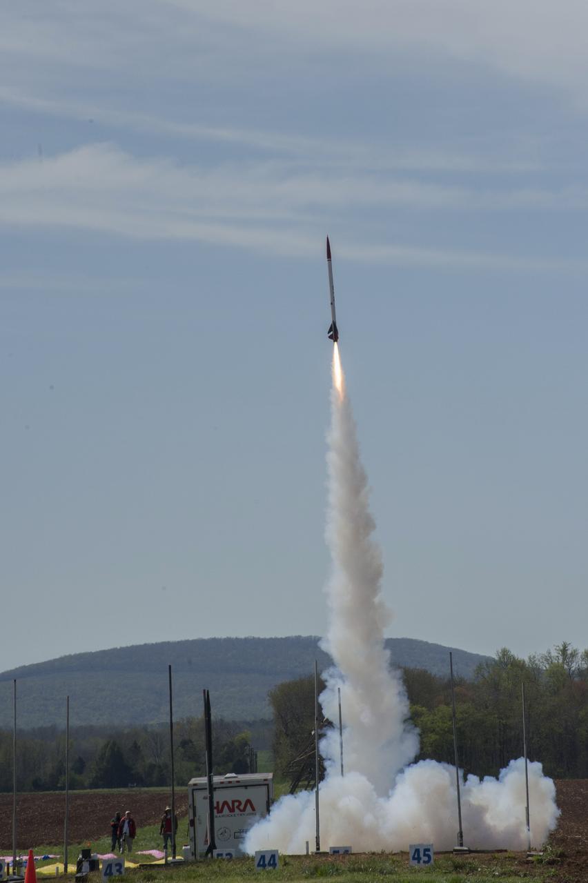 After eight months of designing, building and testing, the middle school, high school and college and university teams launched their rockets as part of NASA Student Launch on Sunday, April 8. The rockets and their payloads are designed to fly to 1-mile in altitude before deploying recovery systems that brings them safely to the ground. 