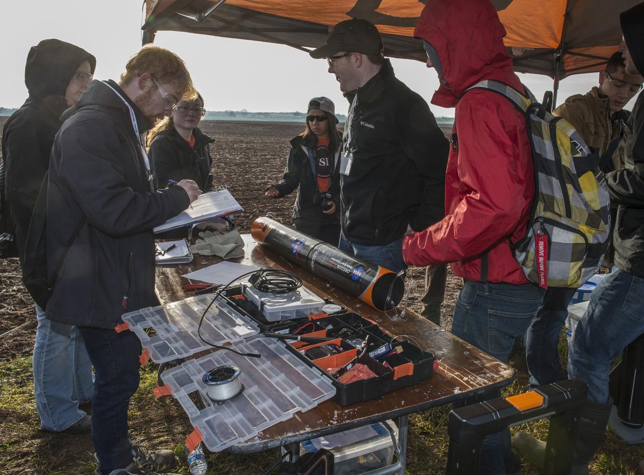 After eight months of designing, building and testing, the middle school, high school and college and university teams launched their rockets as part of NASA Student Launch on Sunday, April 8. The rockets and their payloads are designed to fly to 1-mile in altitude before deploying recovery systems that brings them safely to the ground. 