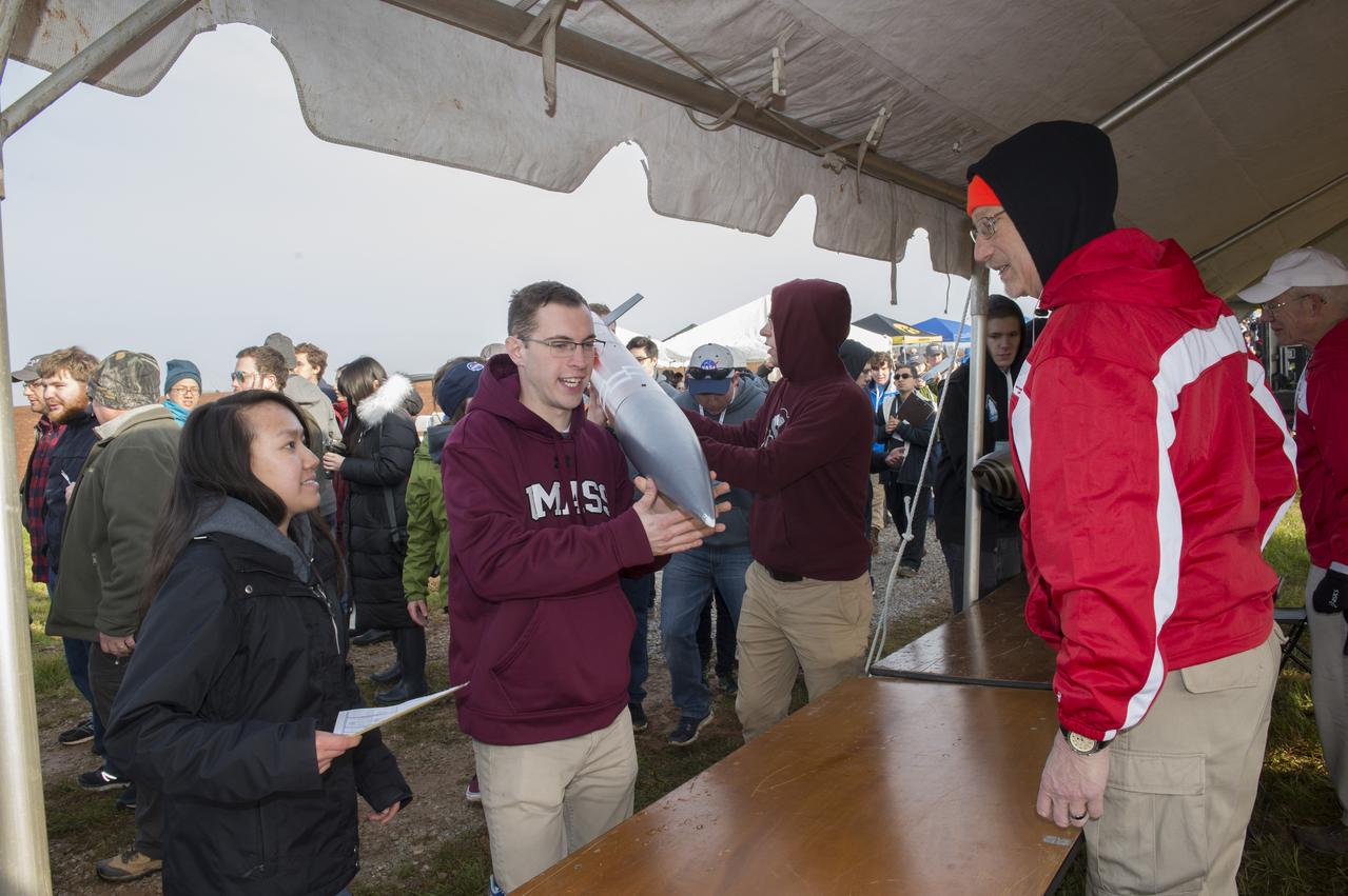 After eight months of designing, building and testing, the middle school, high school and college and university teams launched their rockets as part of NASA Student Launch on Sunday, April 8. The rockets and their payloads are designed to fly to 1-mile in altitude before deploying recovery systems that brings them safely to the ground.