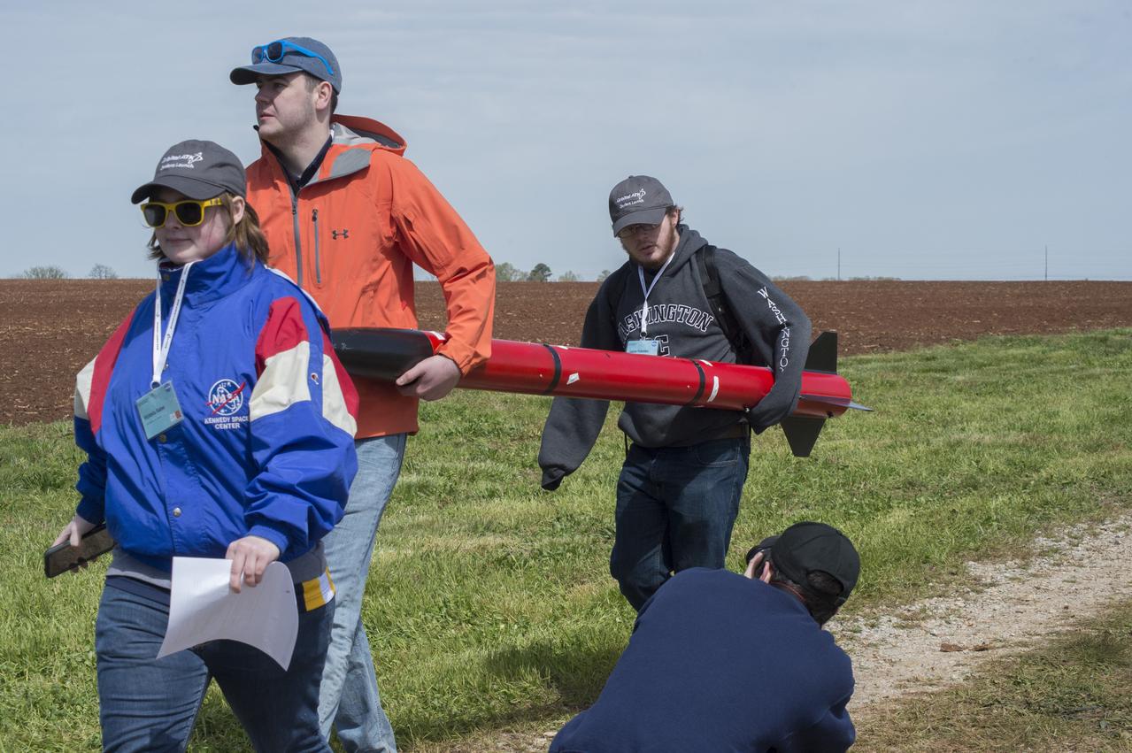 After eight months of designing, building and testing, the middle school, high school and college and university teams launched their rockets as part of NASA Student Launch on Sunday, April 8. The rockets and their payloads are designed to fly to 1-mile in altitude before deploying recovery systems that brings them safely to the ground. 