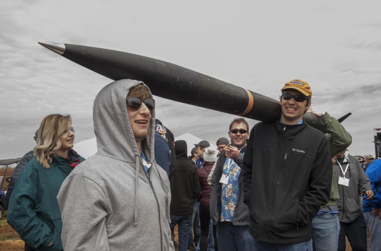 After eight months of designing, building and testing, the middle school, high school and college and university teams launched their rockets as part of NASA Student Launch on Sunday, April 8. The rockets and their payloads are designed to fly to 1-mile in altitude before deploying recovery systems that brings them safely to the ground. 
