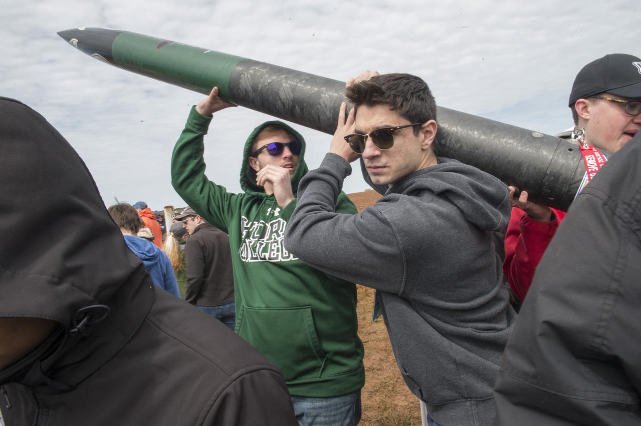 After eight months of designing, building and testing, the middle school, high school and college and university teams launched their rockets as part of NASA Student Launch on Sunday, April 8. The rockets and their payloads are designed to fly to 1-mile in altitude before deploying recovery systems that brings them safely to the ground. 