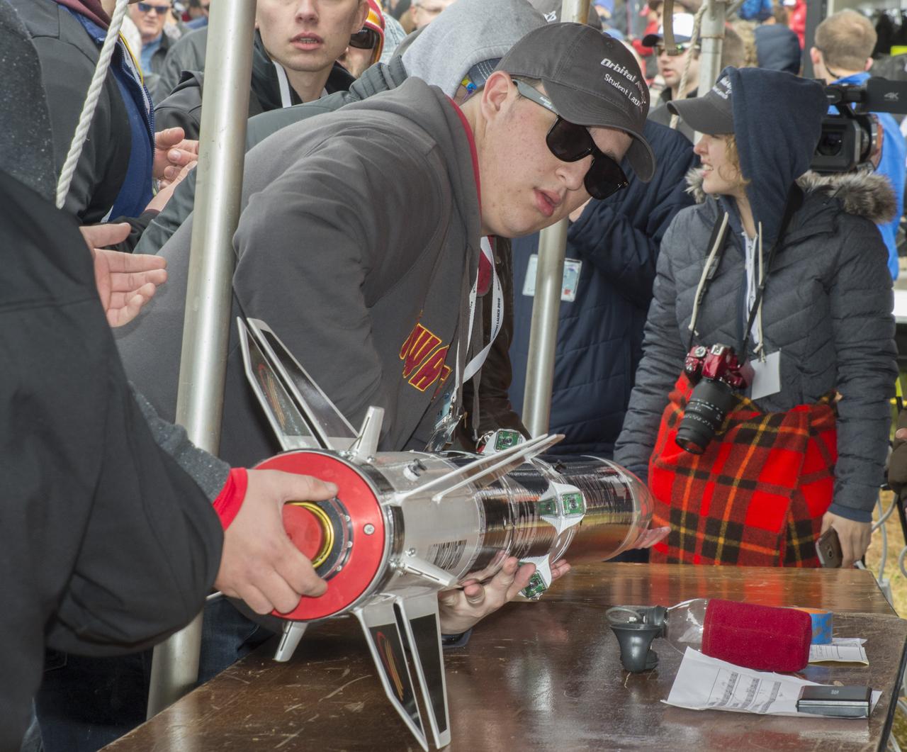 After eight months of designing, building and testing, the middle school, high school and college and university teams launched their rockets as part of NASA Student Launch on Sunday, April 8. The rockets and their payloads are designed to fly to 1-mile in altitude before deploying recovery systems that brings them safely to the ground. 