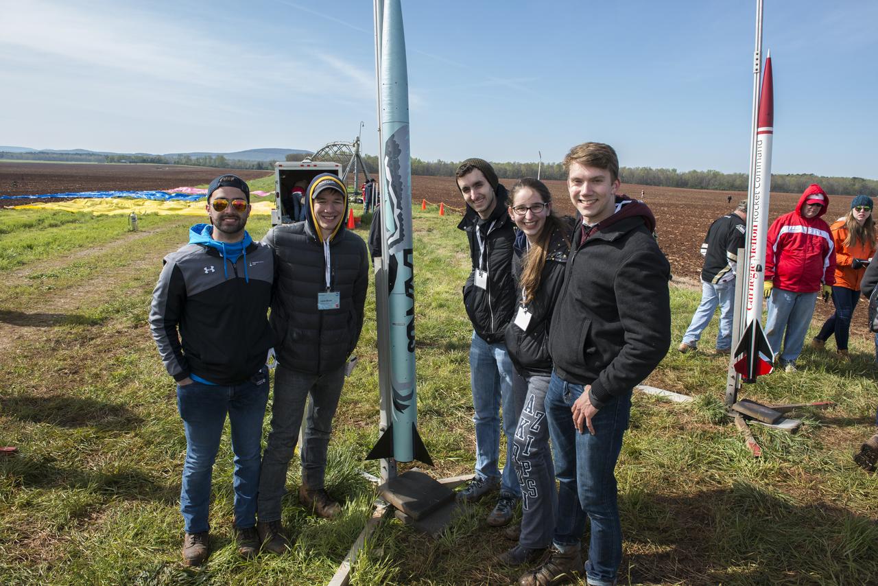 After eight months of designing, building and testing, the middle school, high school and college and university teams launched their rockets as part of NASA Student Launch on Sunday, April 8. The rockets and their payloads are designed to fly to 1-mile in altitude before deploying recovery systems that brings them safely to the ground. 