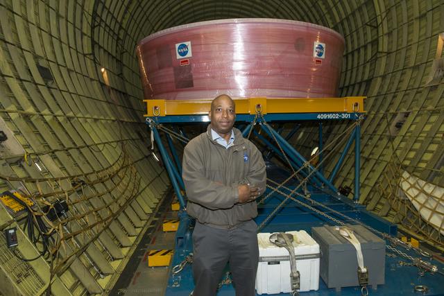 NASA image: Orion Stage Adapter move to Redstone Airfield