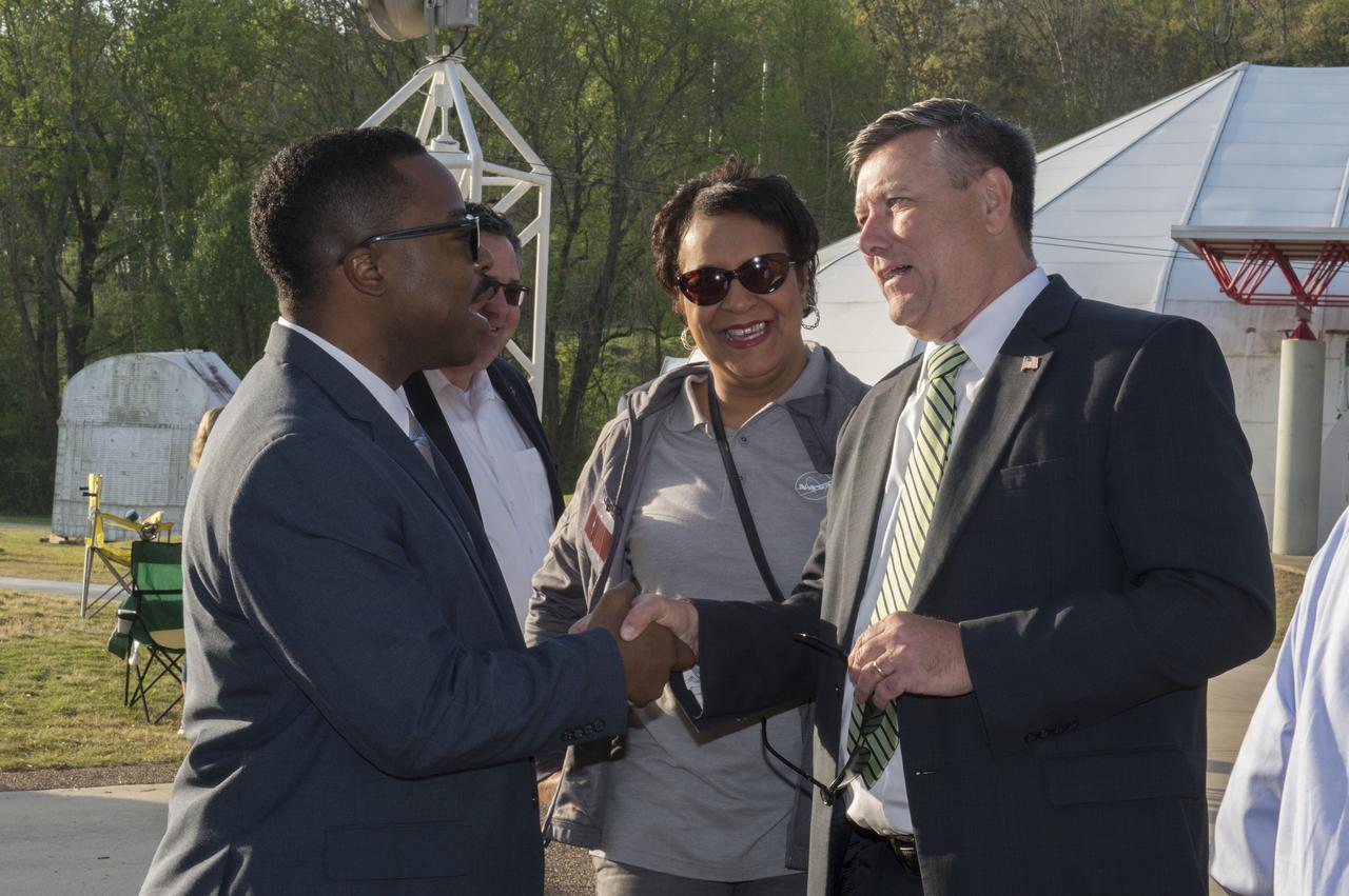High school and university students competed in the 2018 Human Exploration Rover Challenge event at the U.S. Space and Rocket Center in Huntsville, Alabama. Students came from across the U.S. as well as several foreign countries such as Brazil, Germany, India, and Mexico. This event, which is normally a 2 day event, was shortened to 1 day in 2018 due to adverse weather conditions.