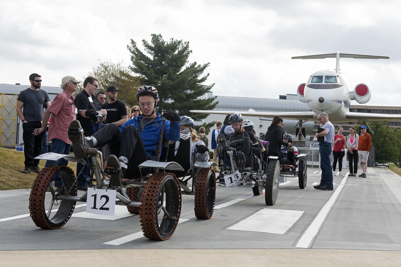  High school and university students competed in the 2018 Human Exploration Rover Challenge event at the U.S. Space and Rocket Center in Huntsville, Alabama. Students came from across the U.S. as well as several foreign countries such as Brazil, Germany, India, and Mexico. This event, which is normally a 2 day event, was shortened to 1 day in 2018 due to adverse weather conditions.