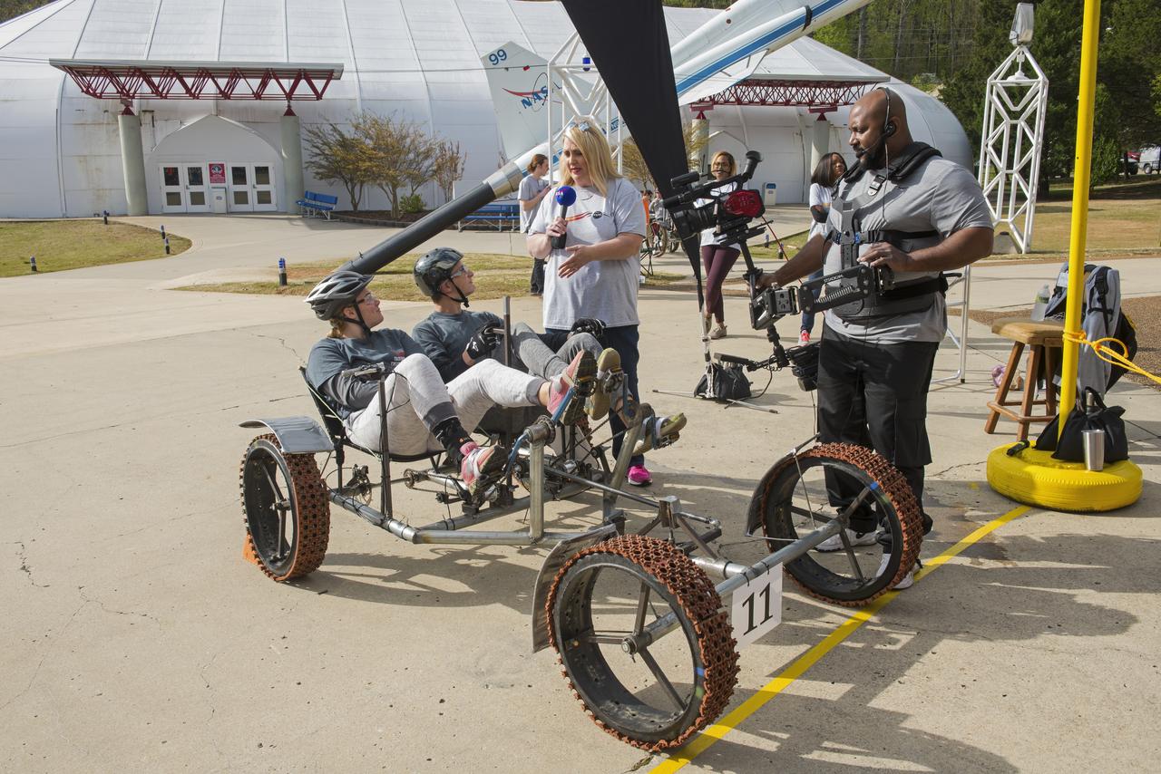  High school and university students competed in the 2018 Human Exploration Rover Challenge event at the U.S. Space and Rocket Center in Huntsville, Alabama. Students came from across the U.S. as well as several foreign countries such as Brazil, Germany, India, and Mexico. This event, which is normally a 2 day event, was shortened to 1 day in 2018 due to adverse weather conditions.