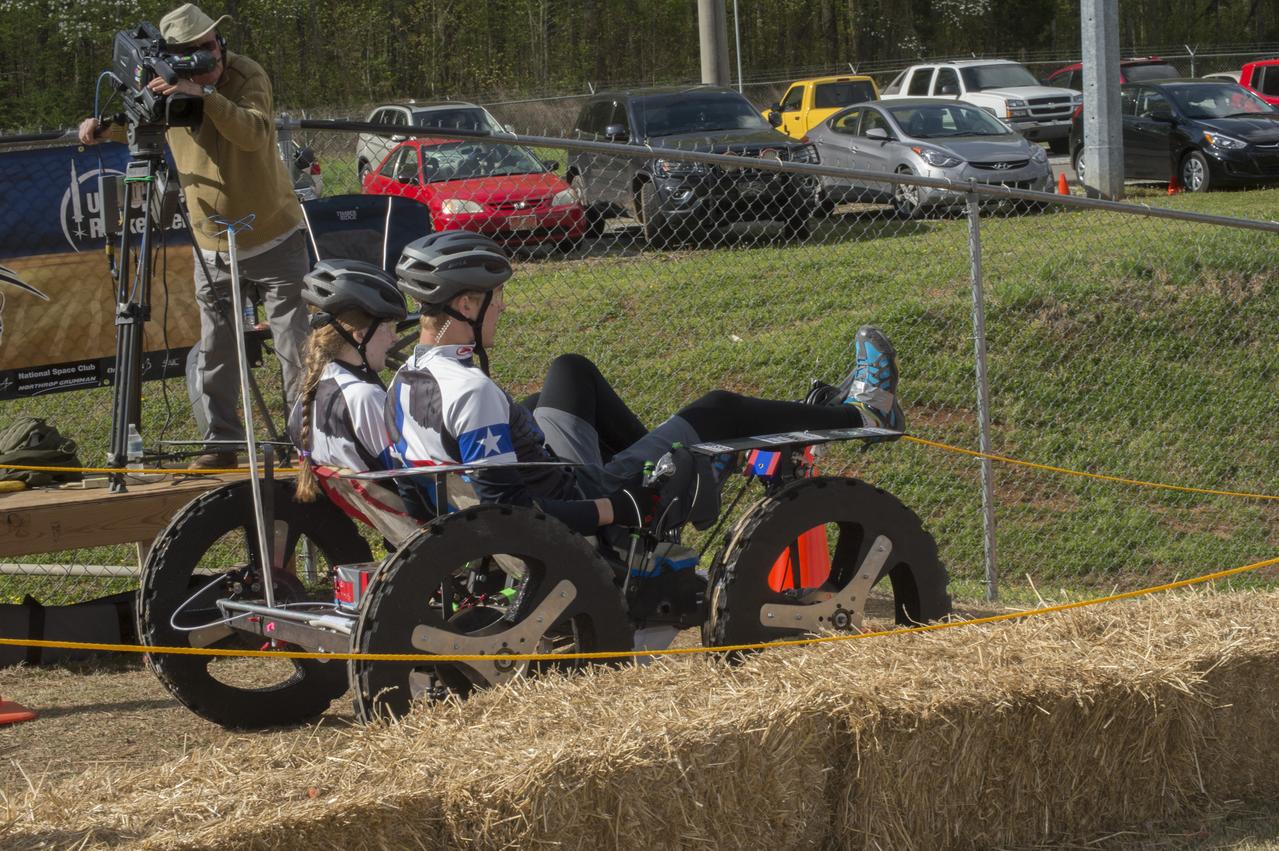High school and university students competed in the 2018 Human Exploration Rover Challenge event at the U.S. Space and Rocket Center in Huntsville, Alabama. Students came from across the U.S. as well as several foreign countries such as Brazil, Germany, India, and Mexico. This event, which is normally a 2 day event, was shortened to 1 day in 2018 due to adverse weather conditions.