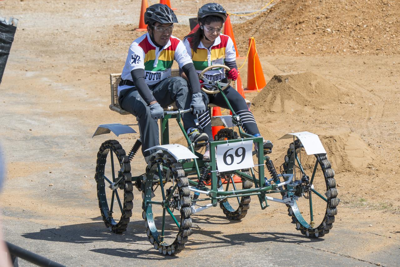 High school and university students competed in the 2018 Human Exploration Rover Challenge event at the U.S. Space and Rocket Center in Huntsville, Alabama. Students came from across the U.S. as well as several foreign countries such as Brazil, Germany, India, and Mexico. This event, which is normally a 2 day event, was shortened to 1 day in 2018 due to adverse weather conditions.