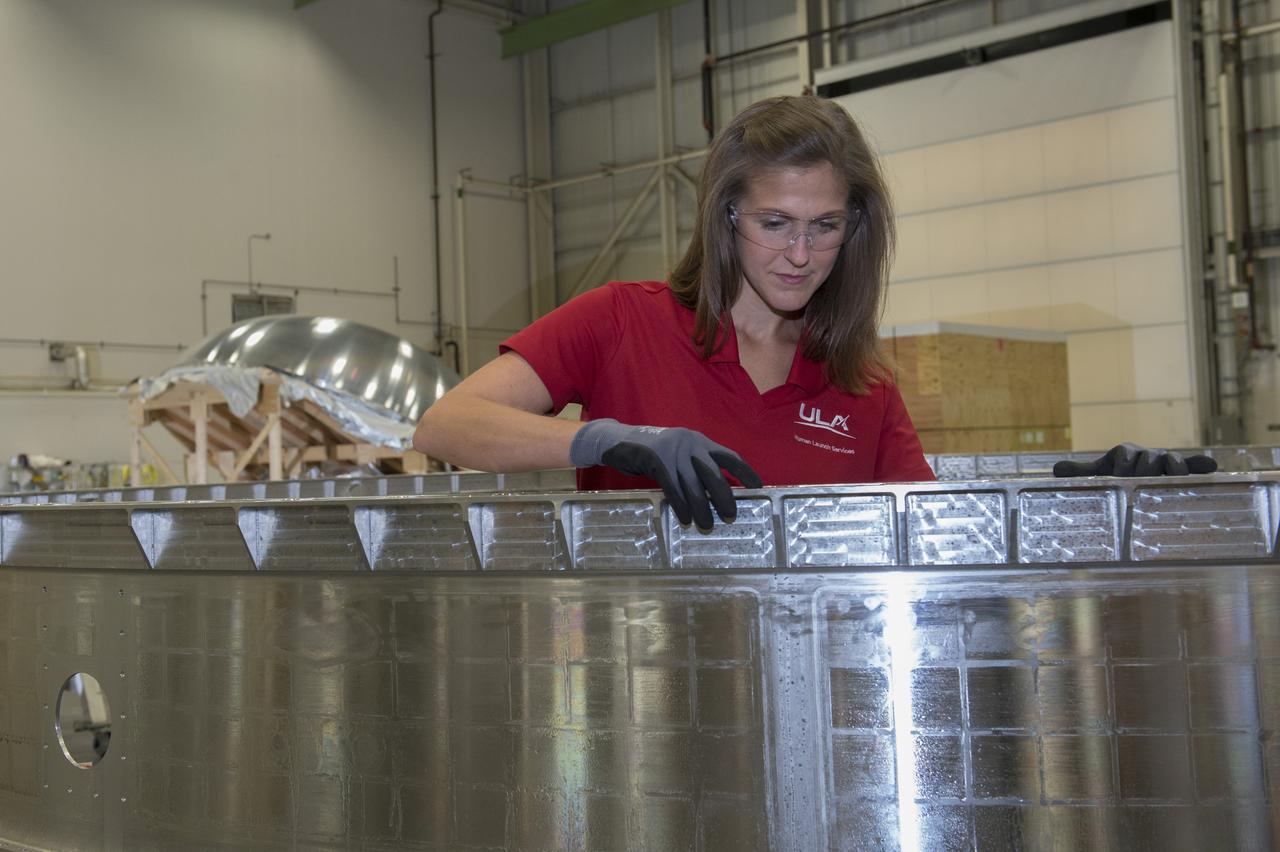 The Atlas V rocket that will launch Boeing's CST-100 Starliner spacecraft is coming together inside a United Launch Alliance facility in Decatur, Alabama. Boeing’s Starliner will launch on the Atlas V rocket to the International Space Station as part of NASA’s Commercial Crew Program.