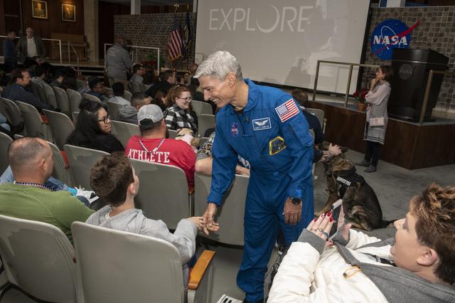 Expedition 53/54 Crew Visit With Astronaut Mark Vande Hei
