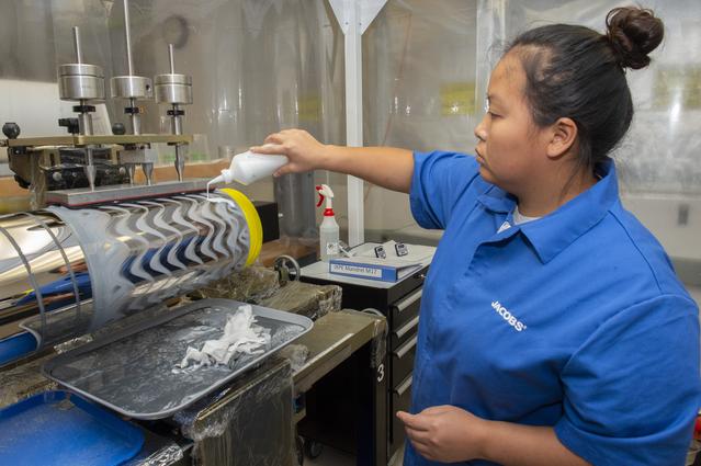 NASA image: X-RAY MIRROR REPLICATION AND SHELL SEPARATION PROCESS