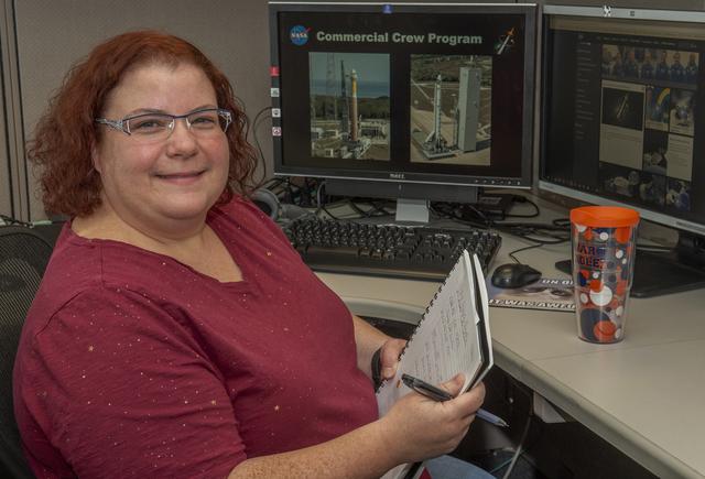 NASA image: Miranda Holton is the Main Propulsion Systems (MPS) Subsystem Ma