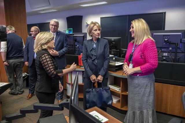 NASA image: Betsy DeVos, Secretary of Education, Visit to MSFC and USSRC
