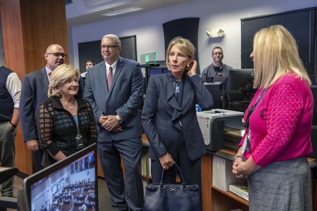 NASA image: Betsy DeVos, Secretary of Education, Visit to MSFC and USSRC