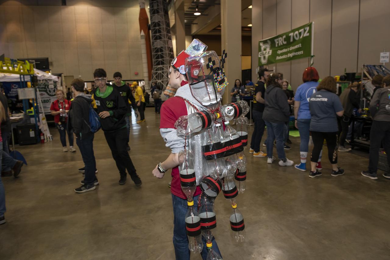 The 2019 First Robotics Competition was held in Huntsville, Alabama on March 15 and 16 in the Von Braun Center. 55 teams from 12 states and Brazil competed in “Destination Deep Space” games. The First Robotics Competition is supported by NASA’s Marshall Space Flight Center.