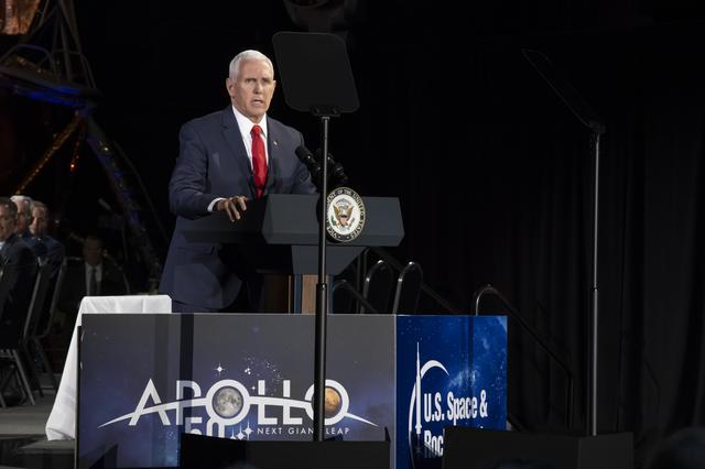 NASA image: The National Space Council Meets With V.P. Mike Pence