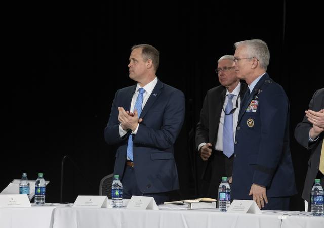 NASA image: The National Space Council Meets With V.P. Mike Pence
