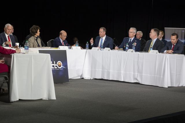 NASA image: The National Space Council Meets With V.P. Mike Pence