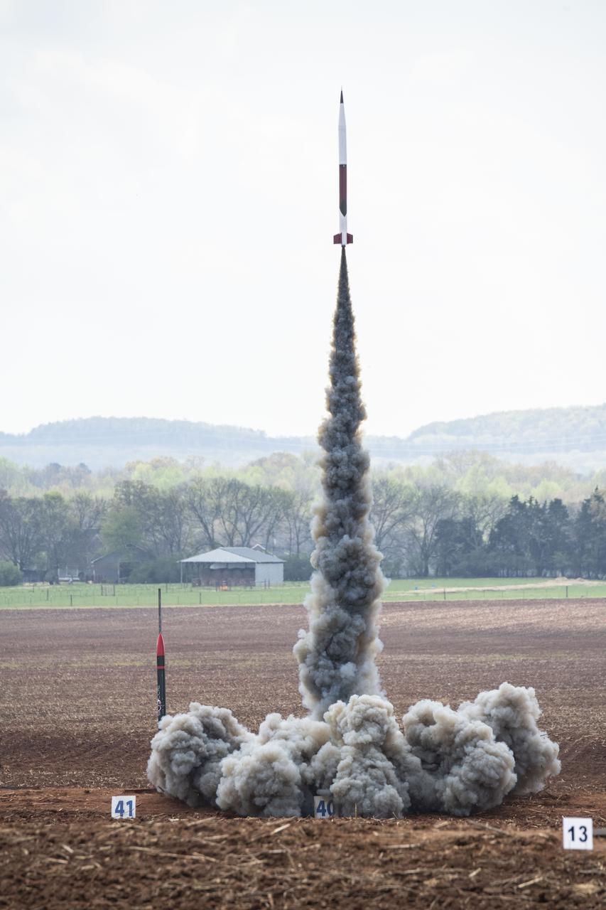 High School and College students from around the U.S. came together at Bragg Farms in Toney, Alabama for the 2019 Student Launch Initiative. The students launched their rockets to their own predetermined altitude with various payloads including remote rovers and unmanned aerial vehicles. 