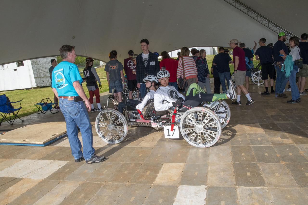 The 2019 Lunar Rover Challenge Competition was hosted by the U.S. Space and Rocket Center in Huntsville, Alabama. This annual event celebrated the 25th anniversary of what began as the Great Moonbuggy Race in 1994. High school and College teams from the United States and foreign countries competed. The awards ceremony was held at the adjacent Marriott on Saturday evening.