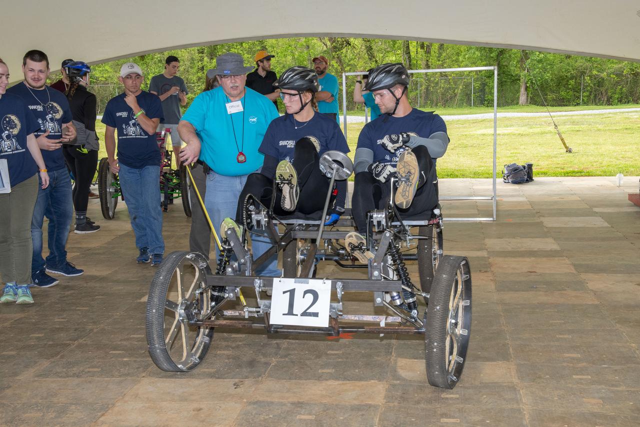 The 2019 Lunar Rover Challenge Competition was hosted by the U.S. Space and Rocket Center in Huntsville, Alabama. This annual event celebrated the 25th anniversary of what began as the Great Moonbuggy Race in 1994. High school and College teams from the United States and foreign countries competed. The awards ceremony was held at the adjacent Marriott on Saturday evening.