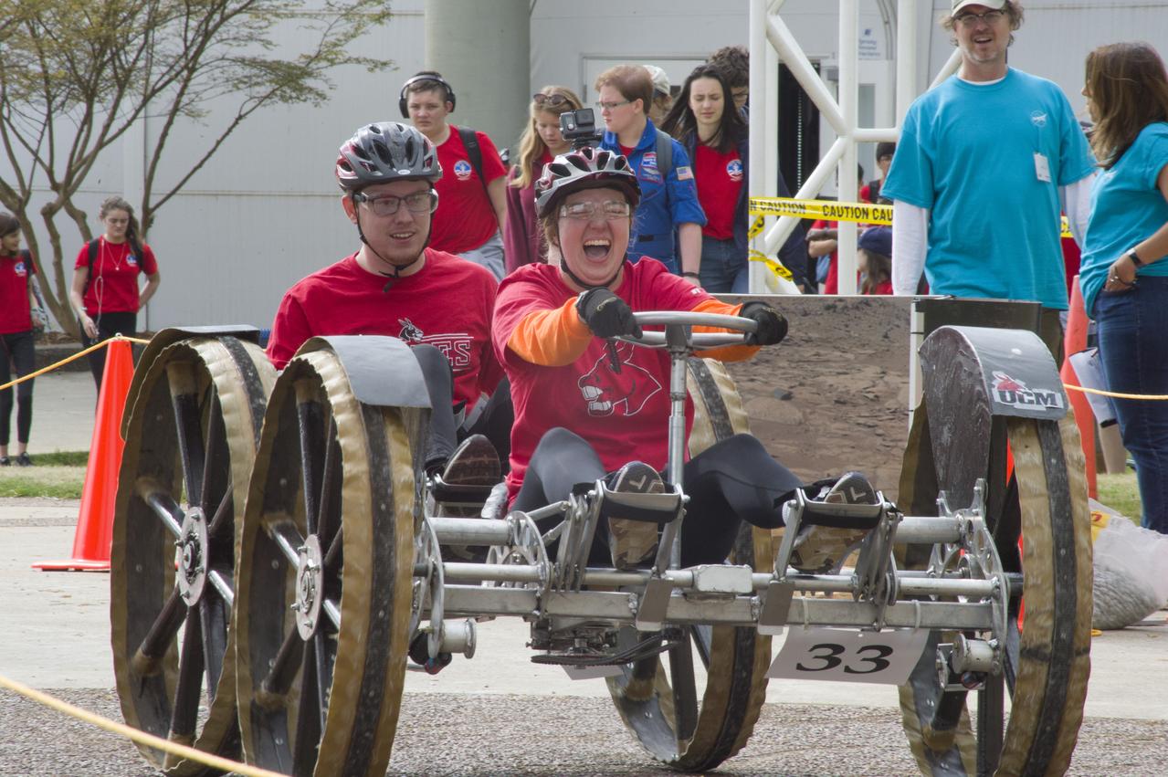 The 2019 Lunar Rover Challenge Competition was hosted by the U.S. Space and Rocket Center in Huntsville, Alabama. This annual event celebrated the 25th anniversary of what began as the Great Moonbuggy Race in 1994. High school and College teams from the United States and foreign countries competed. The awards ceremony was held at the adjacent Marriott on Saturday evening.