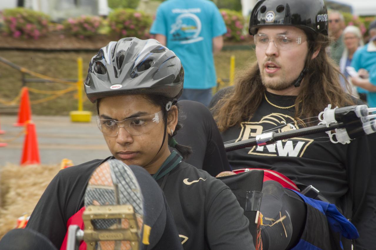 The 2019 Lunar Rover Challenge Competition was hosted by the U.S. Space and Rocket Center in Huntsville, Alabama. This annual event celebrated the 25th anniversary of what began as the Great Moonbuggy Race in 1994. High school and College teams from the United States and foreign countries competed. The awards ceremony was held at the adjacent Marriott on Saturday evening.